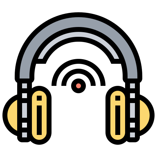 audífonos inalámbricos Meticulous Lineal Color icono