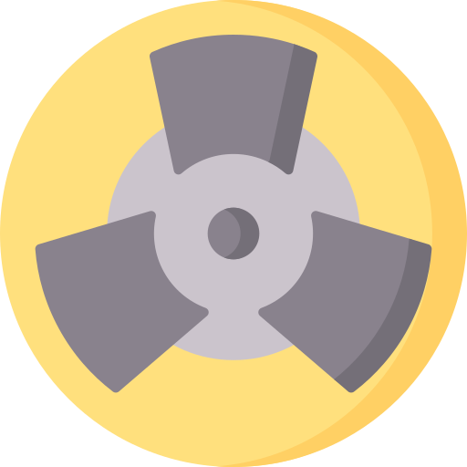 radioaktywność Special Flat ikona