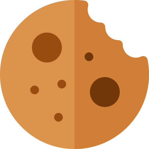 koekje Basic Rounded Flat icoon