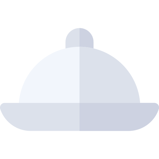 serveerschotel Basic Rounded Flat icoon