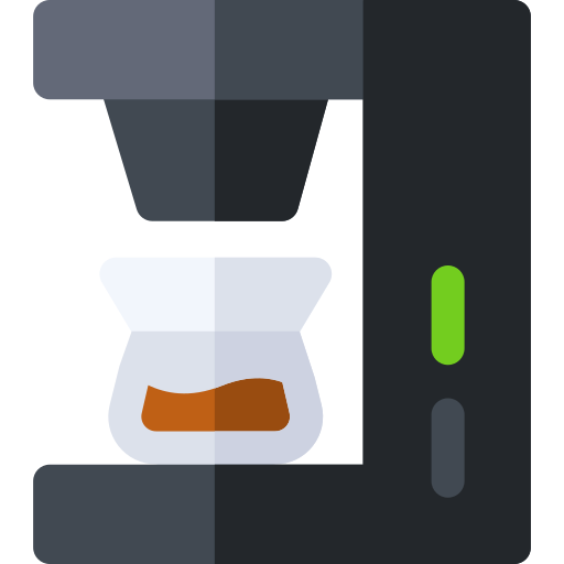 machine à café Basic Rounded Flat Icône