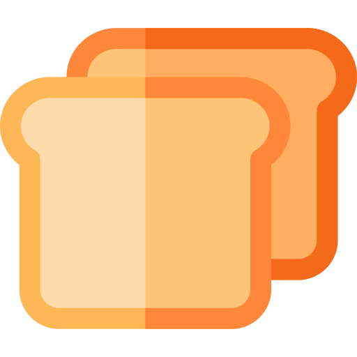 Bread Basic Rounded Flat icon