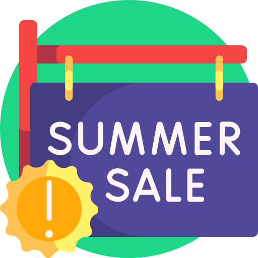 Summer sale Detailed Flat Circular Flat icon