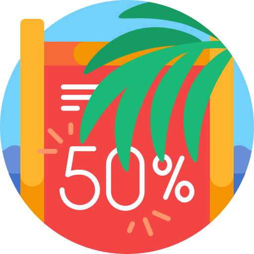 Discount Detailed Flat Circular Flat icon