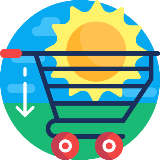 Shopping cart Detailed Flat Circular Flat icon