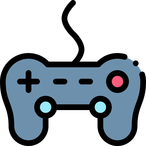 gamepad Detailed Rounded Lineal color icon