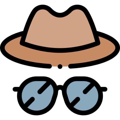 Private detective Detailed Rounded Lineal color icon