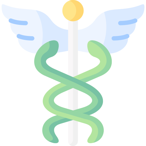 Caduceus symbol Special Flat icon