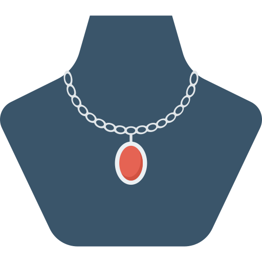 Necklace Dinosoft Flat icon