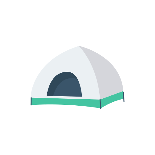 Tent Dinosoft Flat icon
