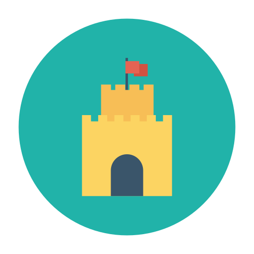 Castle Dinosoft Circular icon