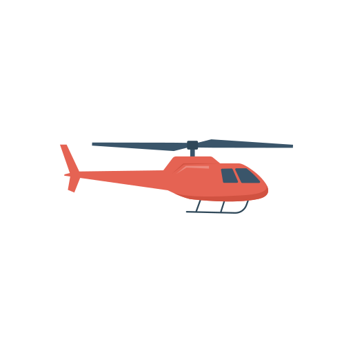 helicóptero Dinosoft Flat icono