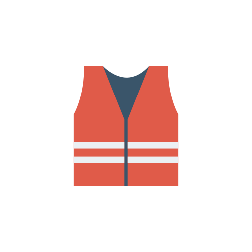 Life jacket Dinosoft Flat icon