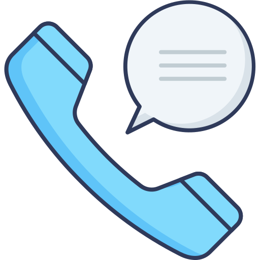 telefoongesprek Dinosoft Lineal Color icoon