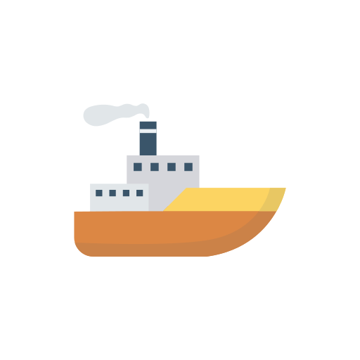 Yacht Dinosoft Flat icon