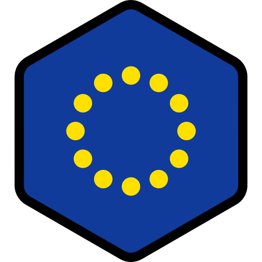 unión europea Flags Hexagonal icono