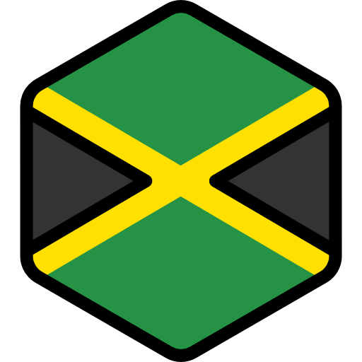 jamaica Flags Hexagonal icoon
