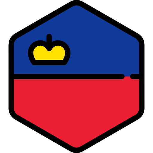 Liechtenstein Flags Hexagonal icon