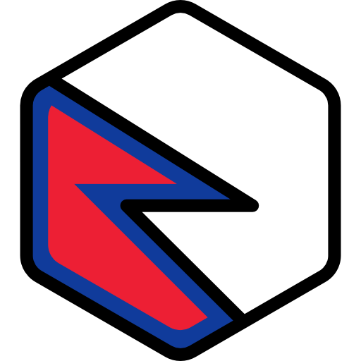 nepal Flags Hexagonal icona