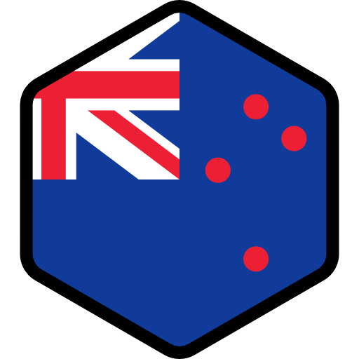 neuseeland Flags Hexagonal icon