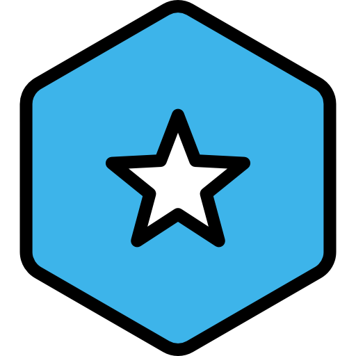 Somalia Flags Hexagonal icon