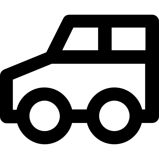 Car Vector Market Bold Rounded icon