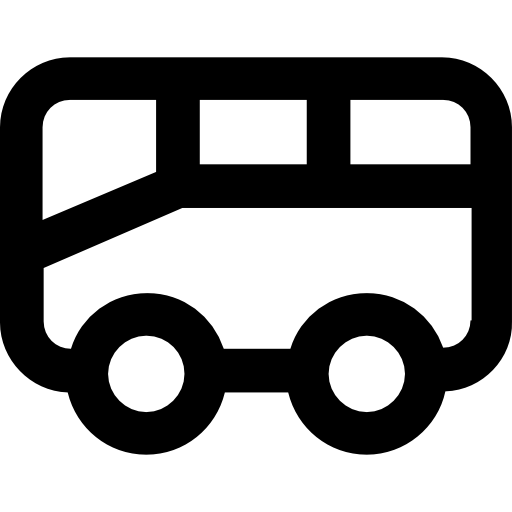 Bus Vector Market Bold Rounded icon