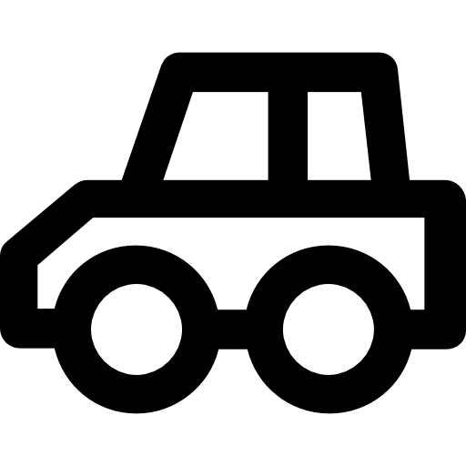 Car Vector Market Bold Rounded icon