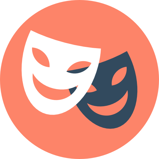 masken Flat Color Circular icon