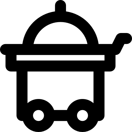 ルームサービス Basic Black Outline icon