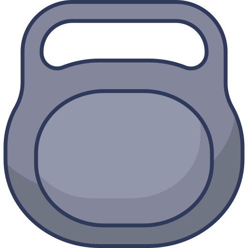 kettlebell Dinosoft Lineal Color Ícone