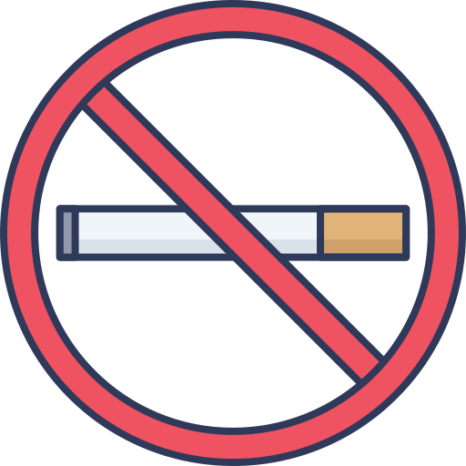 No smoke Dinosoft Lineal Color icon