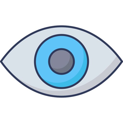ojo Dinosoft Lineal Color icono