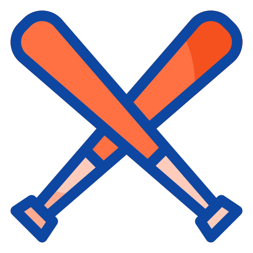 baseball Generic Outline Color ikona