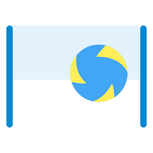 siatkówka Generic Flat ikona