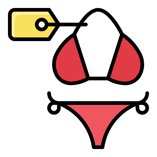 Swimwear Generic Outline Color icon