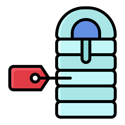 Sleeping bag Generic Outline Color icon