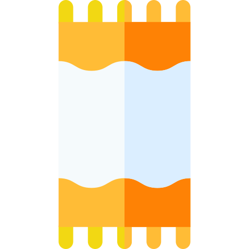 Beach towel Basic Rounded Flat icon