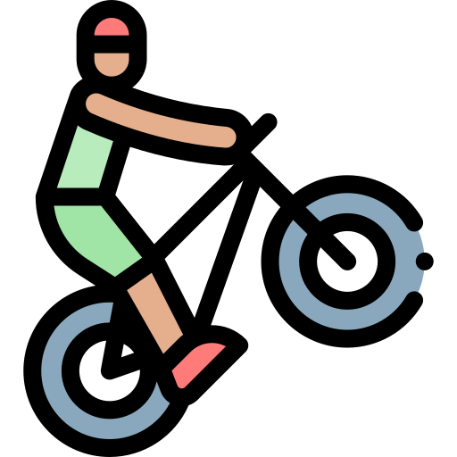 rower górski Detailed Rounded Lineal color ikona