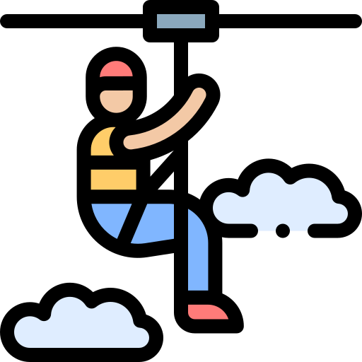 Экстремальный спорт Detailed Rounded Lineal color иконка