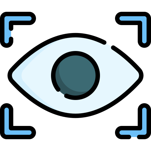 scanner ocular Special Lineal color Ícone