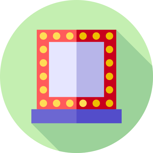 Dressing room Flat Circular Flat icon