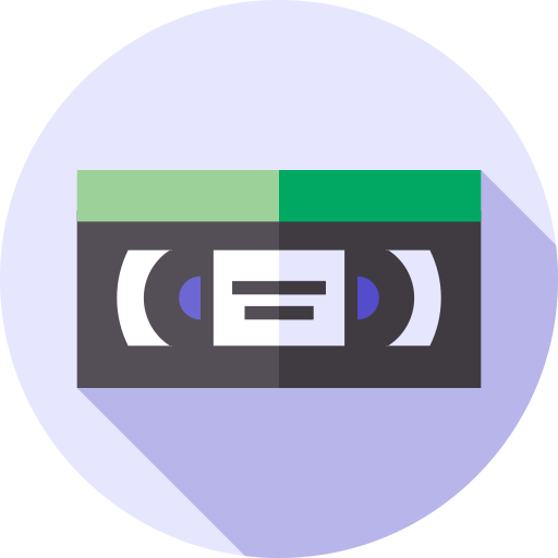 videoregistratore Flat Circular Flat icona