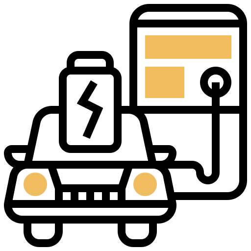 Charging Meticulous Yellow shadow icon