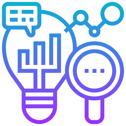 analysieren Meticulous Gradient icon