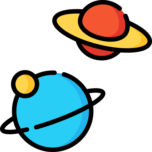pianeta Special Lineal color icona