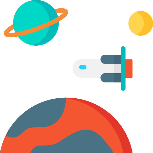 podróż kosmiczna Special Flat ikona