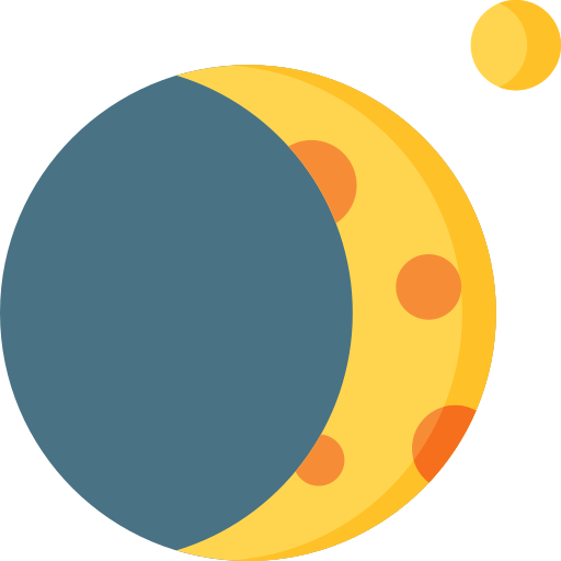 달의 위상 Special Flat icon