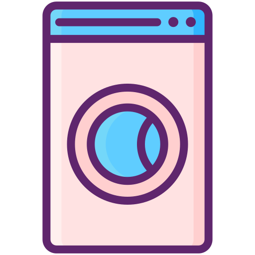 洗濯機 Flaticons Lineal Color icon