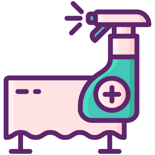 Sanitizer Flaticons Lineal Color icon
